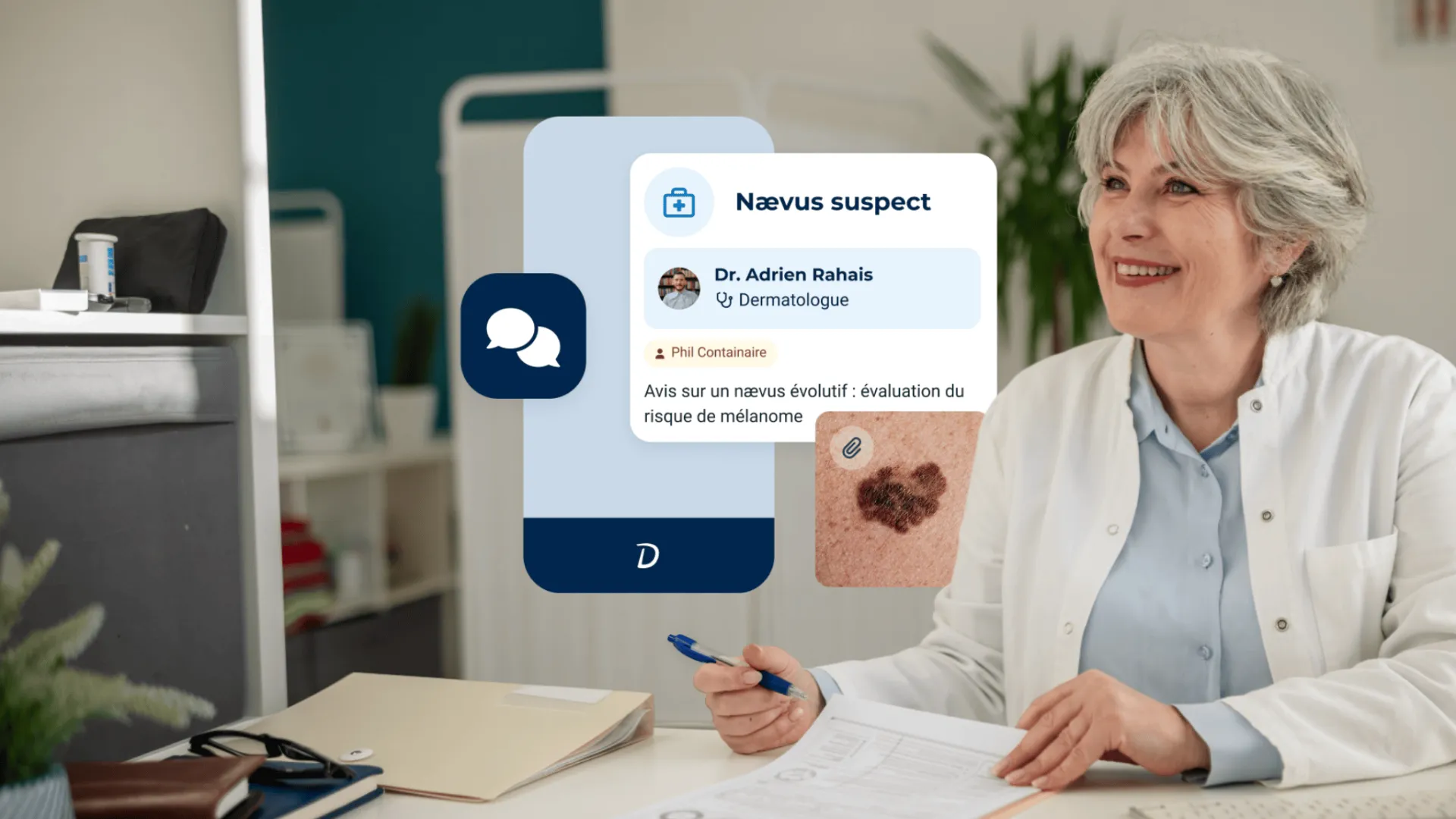 Doctolib vient de lancer son propre service de télé-expertise.